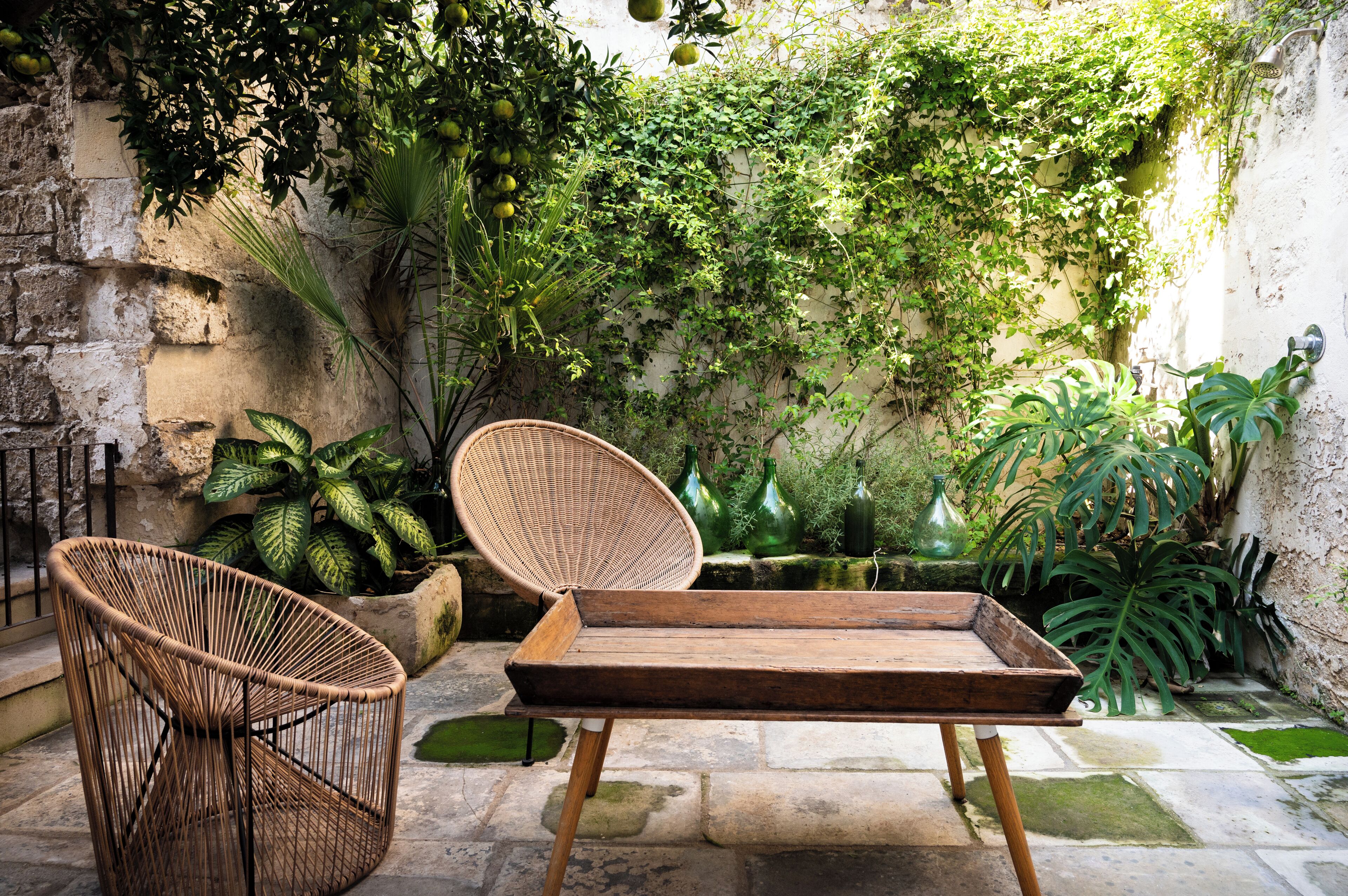 Blick auf den Garten