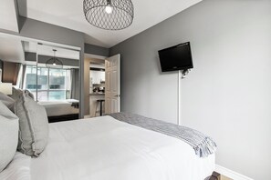 2 sovrum, skrivbord, strykjärn/strykbräda och gratis wi-fi