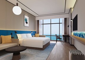 高级房, 1 张特大床 | 高档床上用品、羽绒被、加厚床垫、迷你吧