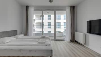 Lägenhet - balkong | Strykjärn/strykbräda och gratis wi-fi