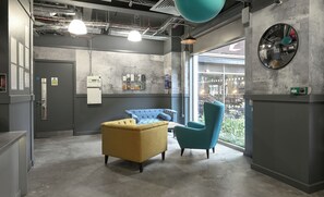 Sitteområde i lobbyen