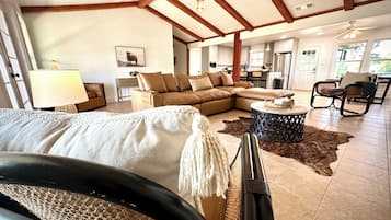 TV connectée, cheminée