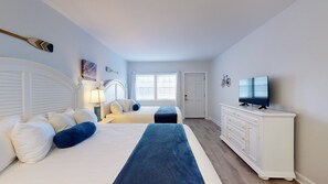 1 habitación y ropa de cama