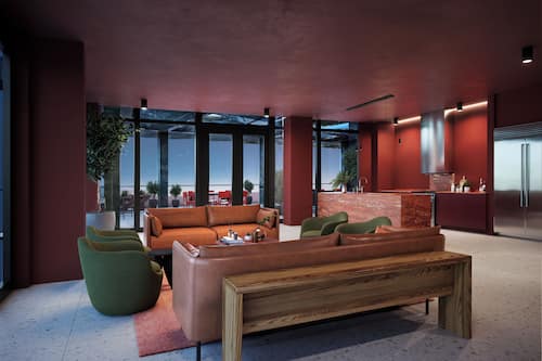 Lobby sitting area