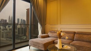 Living area - BBC grand service suite at lucentia KL (Kuala Lumpur)