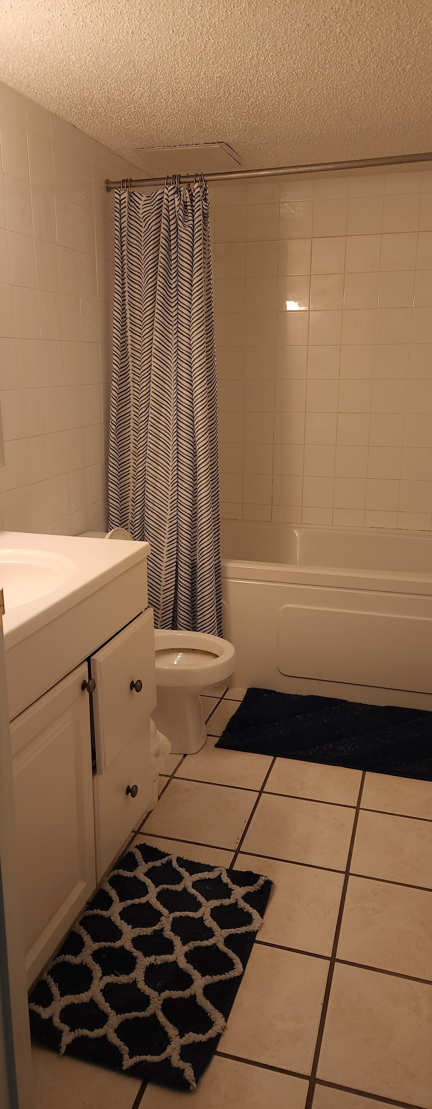 Towels, soap, shampoo, toilet paper