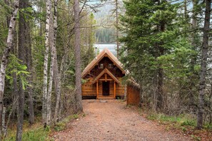 Exterior - Rustic Cabin on Spoon Lake with Stunning Views (Columbia Falls)