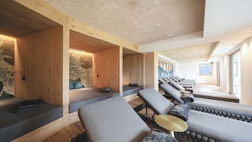 Sauna y tina de hidromasaje