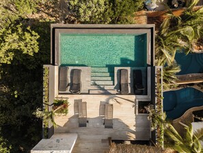 Pool - Bright studio w/balcony, AC, WIFI, Rooftop with Infinity Pool and FirePit (Tulum)