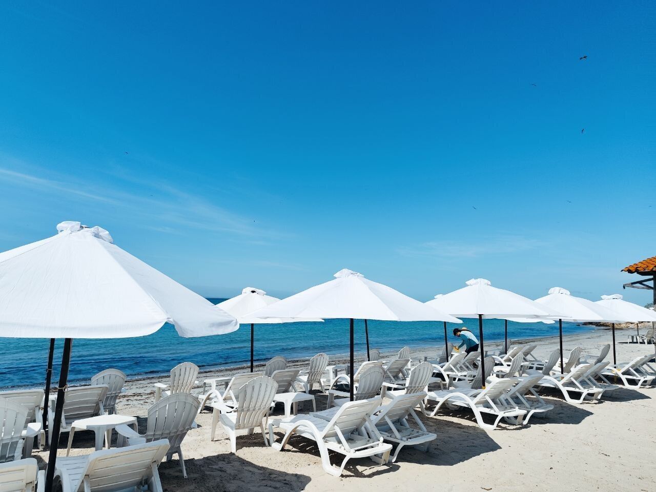 Privatstrand, Strandbar