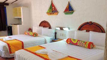 Standard Double Room, Pool View | Minibar, in-room safe, desk, laptop workspace