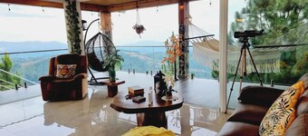 Modern CRISTAL Cabin with the best view of Altos del MARIA