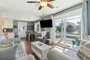 TV - 2nd Row, Wraparound Porch, Marshviews (Folly Beach)