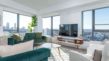 Télévision, cheminée