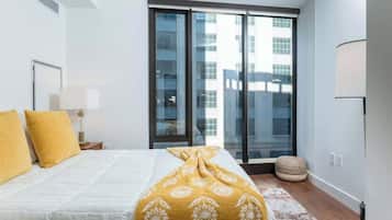 2 bedrooms, iron/ironing board, travel crib, WiFi