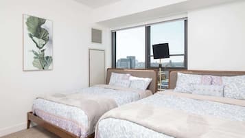 1 bedroom, iron/ironing board, travel crib, WiFi
