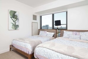 1 bedroom, iron/ironing board, travel crib, WiFi