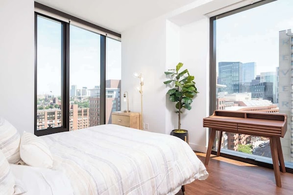 1 bedroom, iron/ironing board, travel crib, WiFi