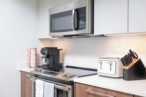 Fridge, microwave, oven, stovetop - Central Space 2 BR Condo to Balance Life, Work Play! 7 Sleeps (Cambridge)