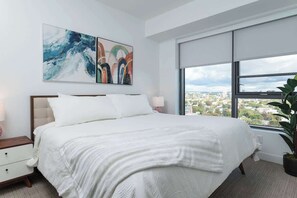 1 bedroom, iron/ironing board, travel crib, WiFi