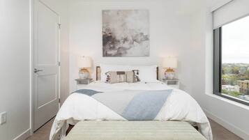 2 bedrooms, iron/ironing board, travel crib, WiFi