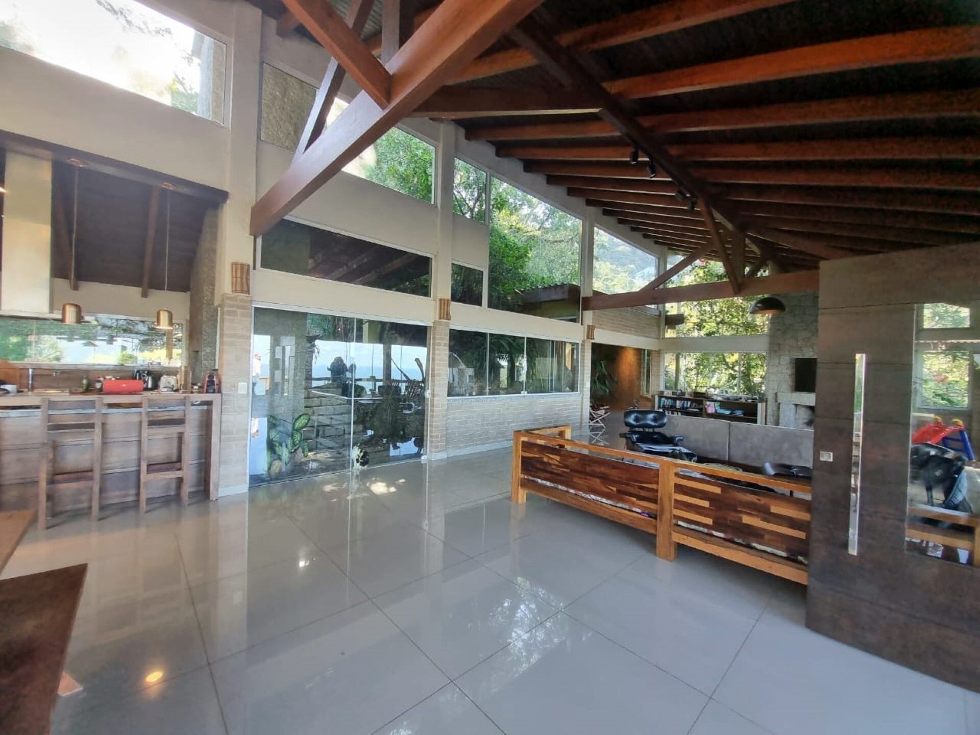 Honeymoon House, Fireplace, Beach View | Dining