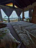 Casa lua de mel, lareira, vista para a praia | Vista para praia/oceano