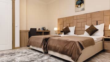 Chambre Standard avec lits jumeaux, non-fumeurs | Literie de qualité supérieure, bureau, chambres insonorisées