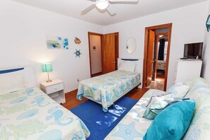 4 多间卧室、熨斗/熨衣板、免费 WiFi、床单