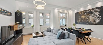 Stunning apartment with WiFi and free parking in the city center