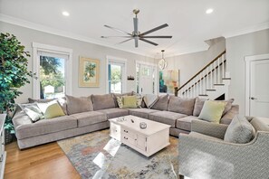 Smart TV, video games, stereo