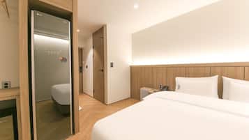C. Deluxe King - Free Breakfast for Two - No Breakfast on Monday Morning | Desk, laptop workspace, soundproofing, free WiFi