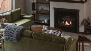 TV connectée, cheminée