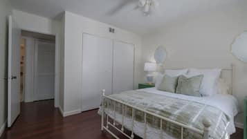 2 bedrooms, iron/ironing board, travel crib, WiFi