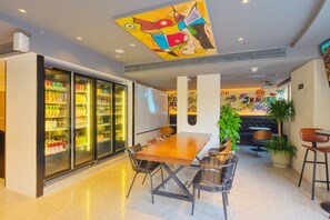 Sala de estar en el lobby