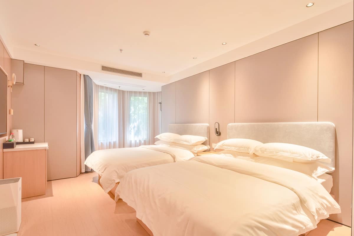 1 camera, biancheria da letto di alta qualità, tende oscuranti