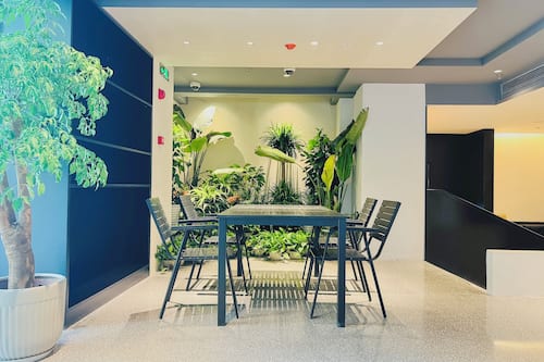 Lobby sitting area