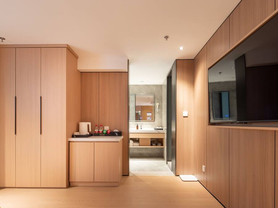 One-Bedroom Suite | Premium bedding, blackout drapes, soundproofing, free WiFi