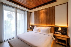 Villa, Patio, Pool View | 3 bedrooms, Egyptian cotton sheets, premium bedding, free WiFi