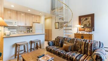 電視、壁爐、DVD 播放機