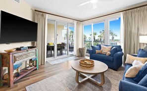 Smart-tv en een kantoor