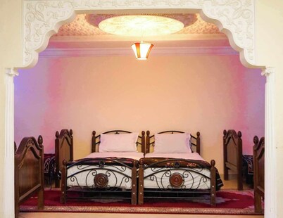 9-room hotel in charming Ain Leuh with AC, WiFi. Enjoyable stay