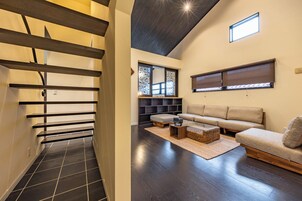 Luxury Villa, Patio | Living area | Flat-screen TV