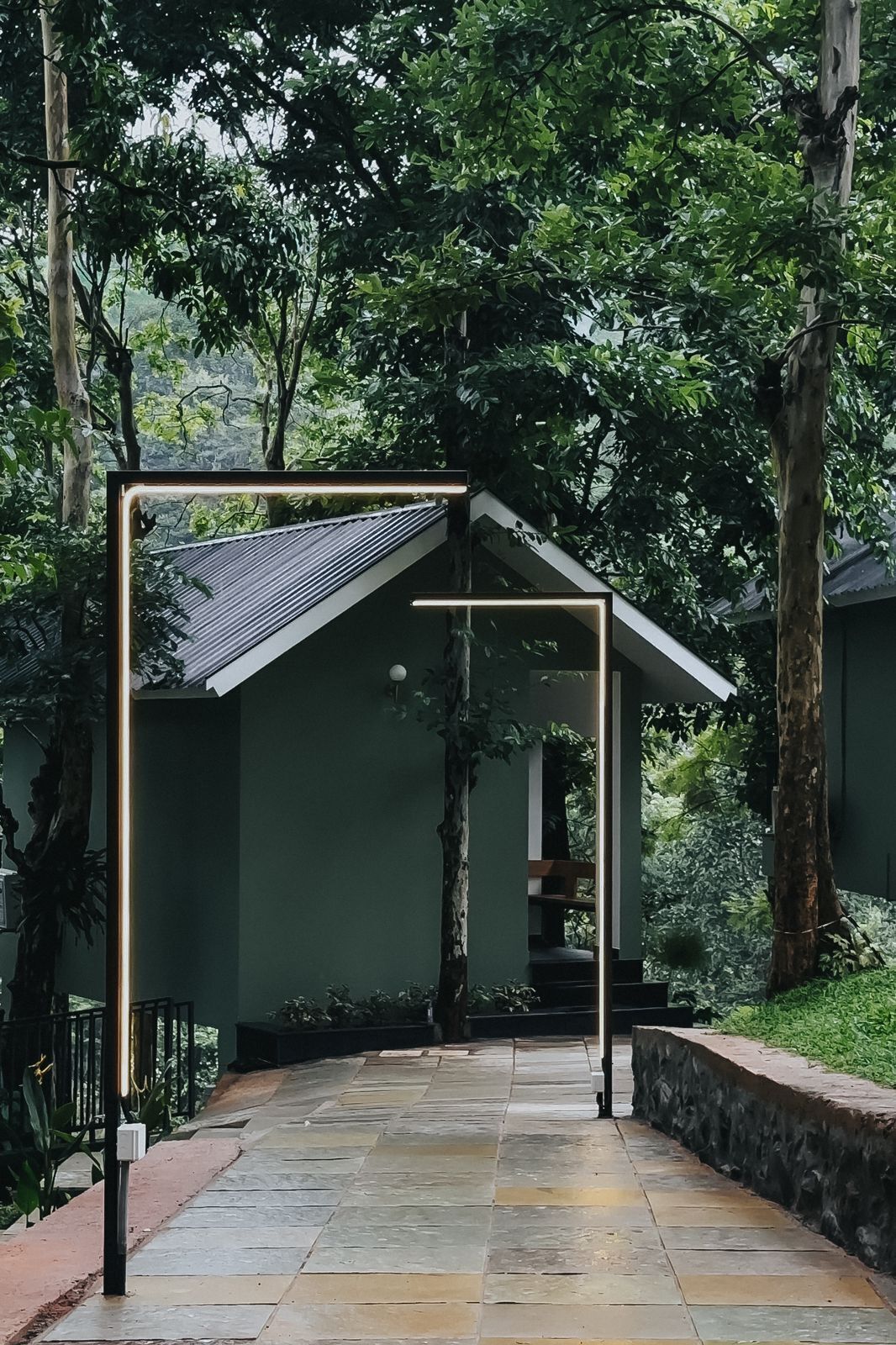 Façade de l’hébergement