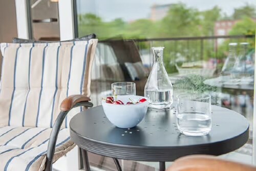 Ferienwohnung Flensburger Brise" mit Balkon und Wi-Fi