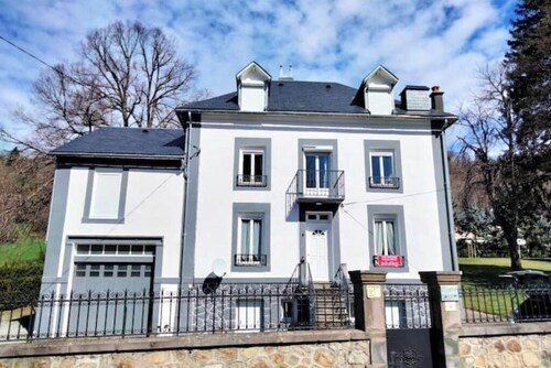 Large villa with garden near La Bourboule 
