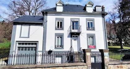 Large villa with garden near La Bourboule