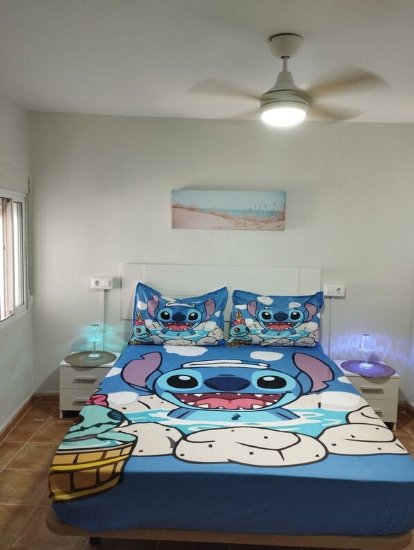 2 多间卧室、床单