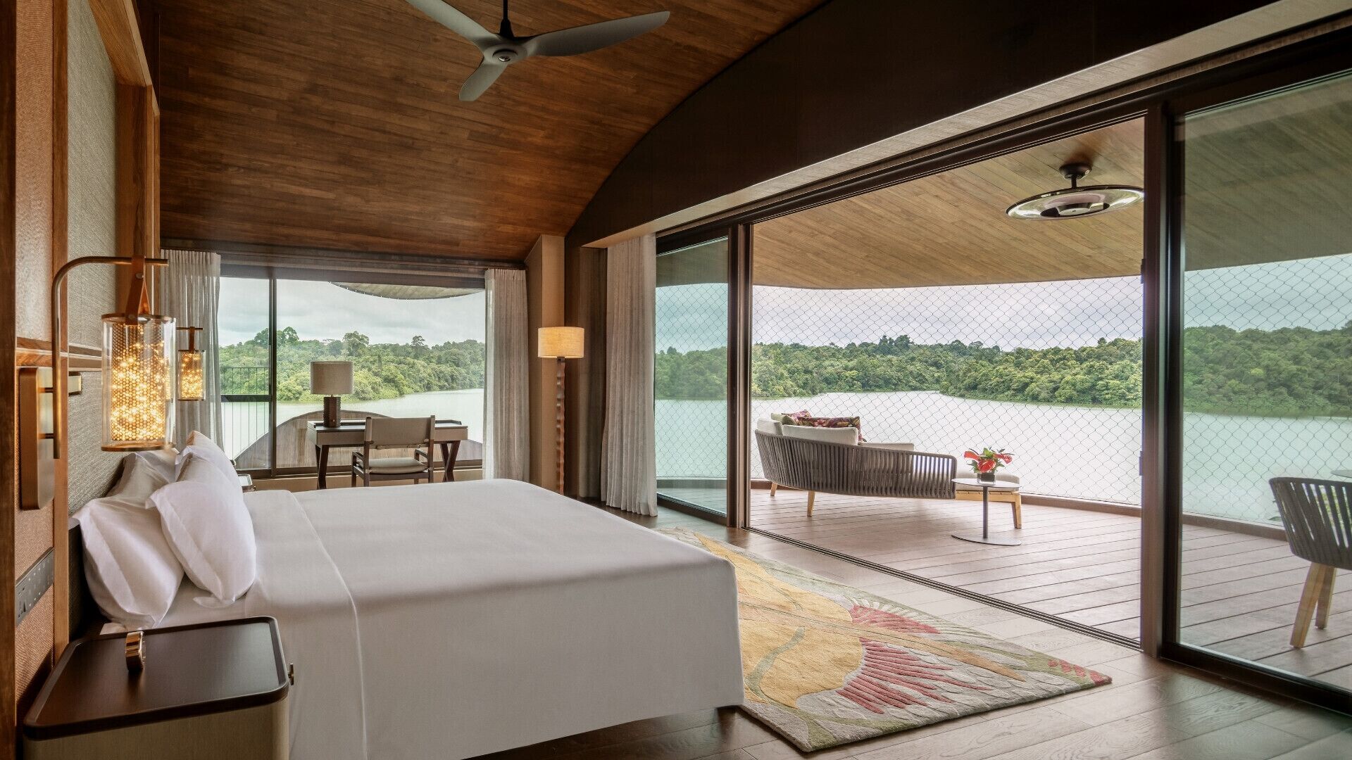 Mandai Sanctuary Treehouse | Minibar, in-room safe, soundproofing, iron/ironing board