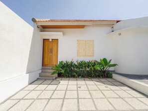 Fassade der Unterkunft